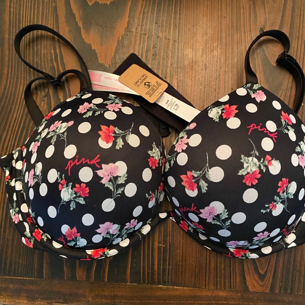 VS Pink Push Up Bra 38B NWT